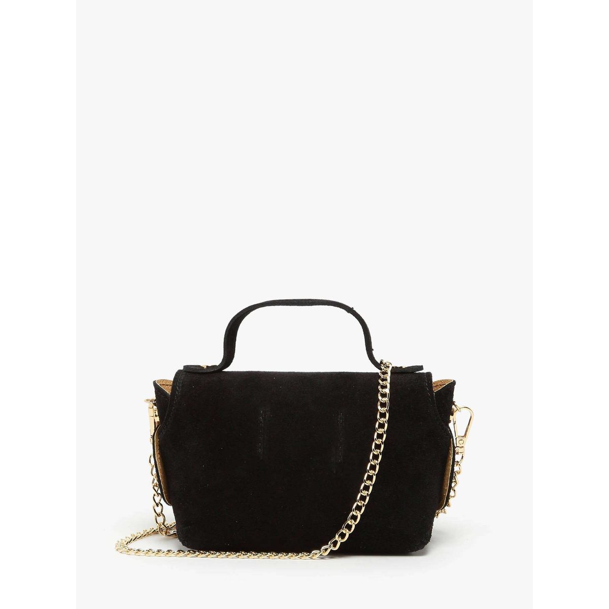 Sac bandoulière Velvet cuir nero, MILANO
