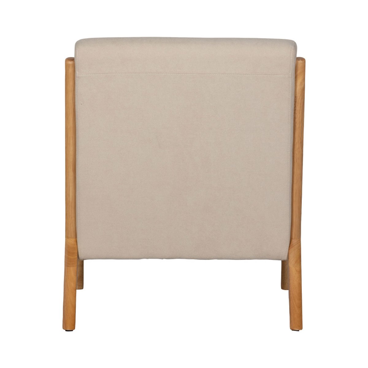 Fauteuil en bois et tissu doux - Mark naturel, WOOOD