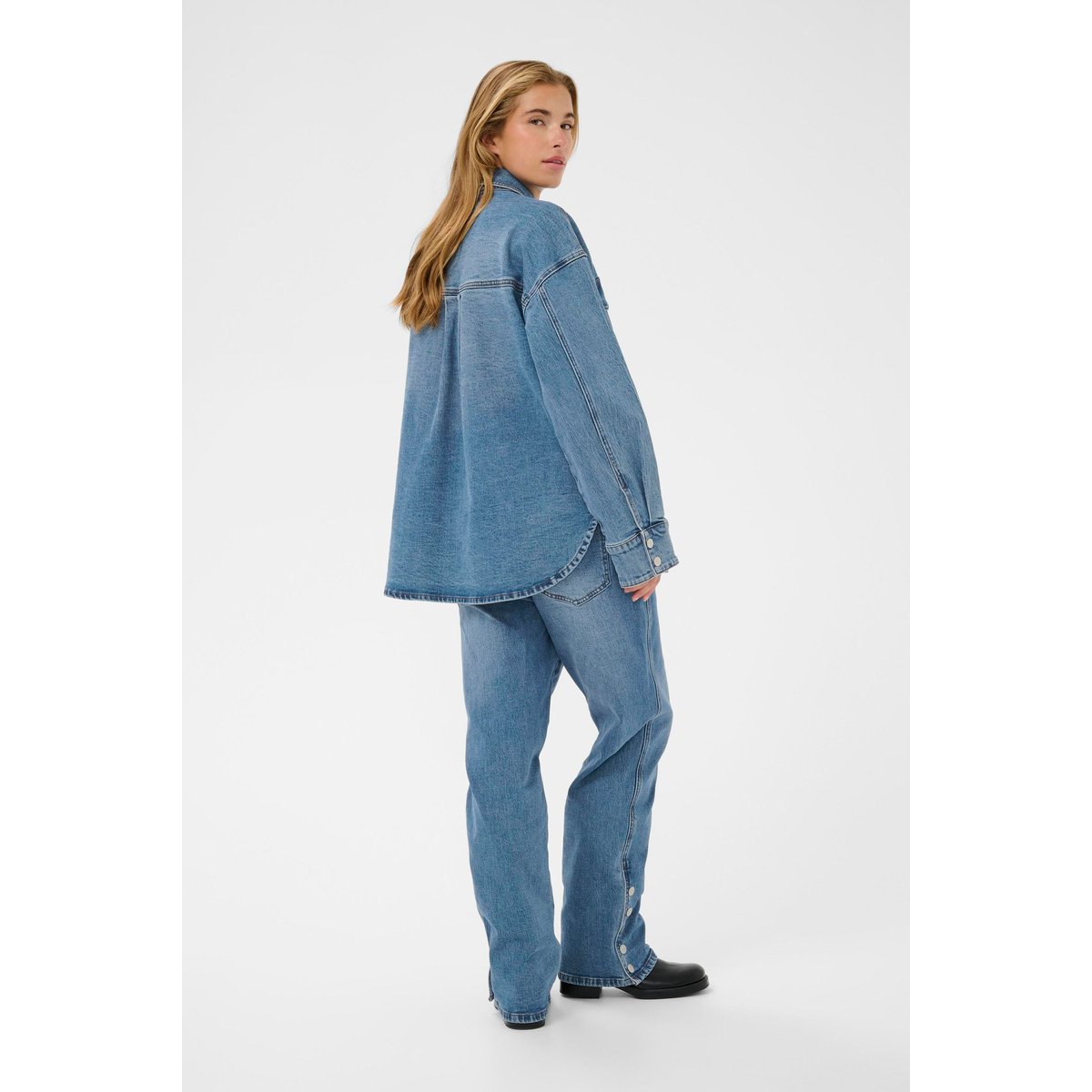 Chemise en jean bleu vintage blue, KAFFE