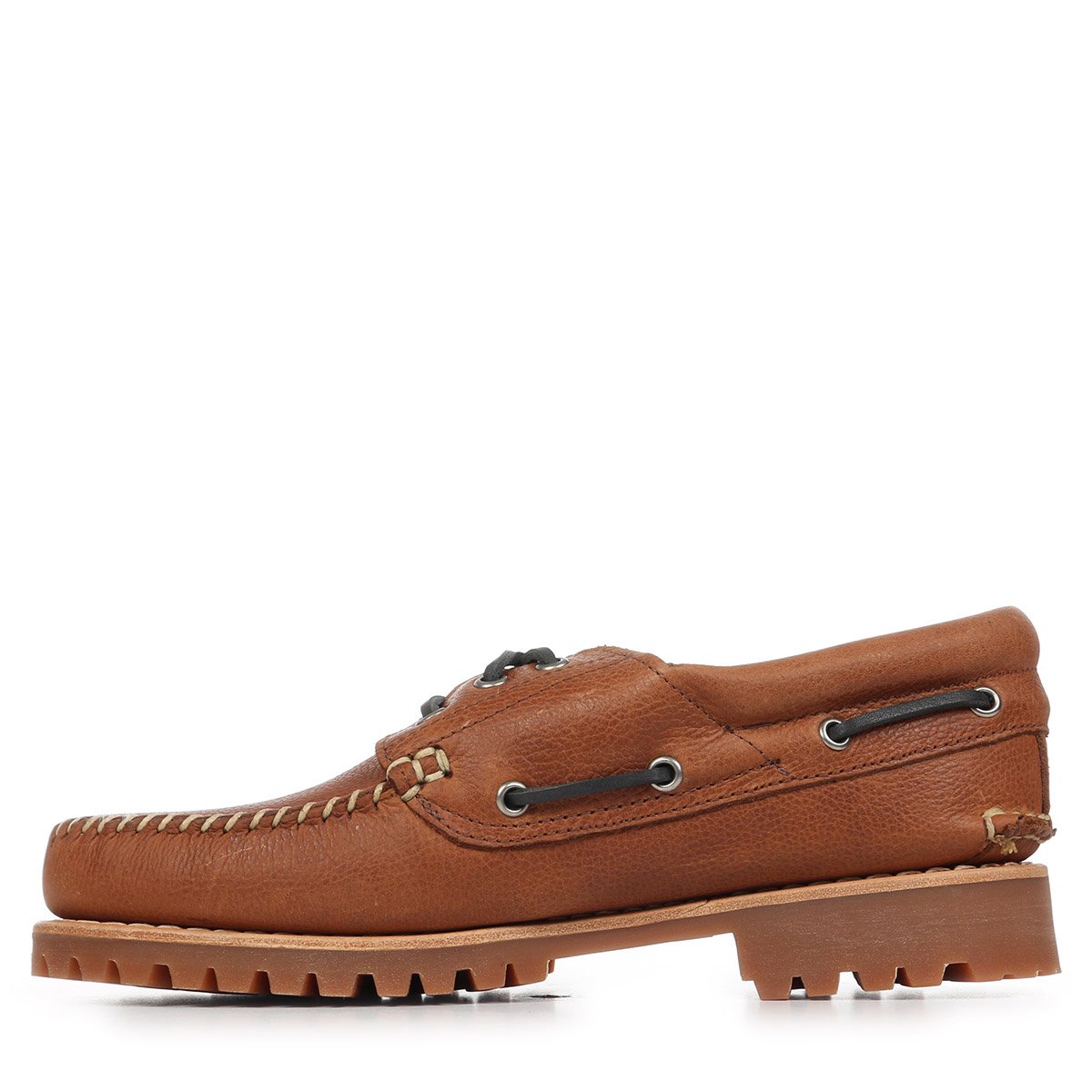 Chaussures AUTHENTIC BOAT SHOE rust full grain with dark gray, TIMBERLAND