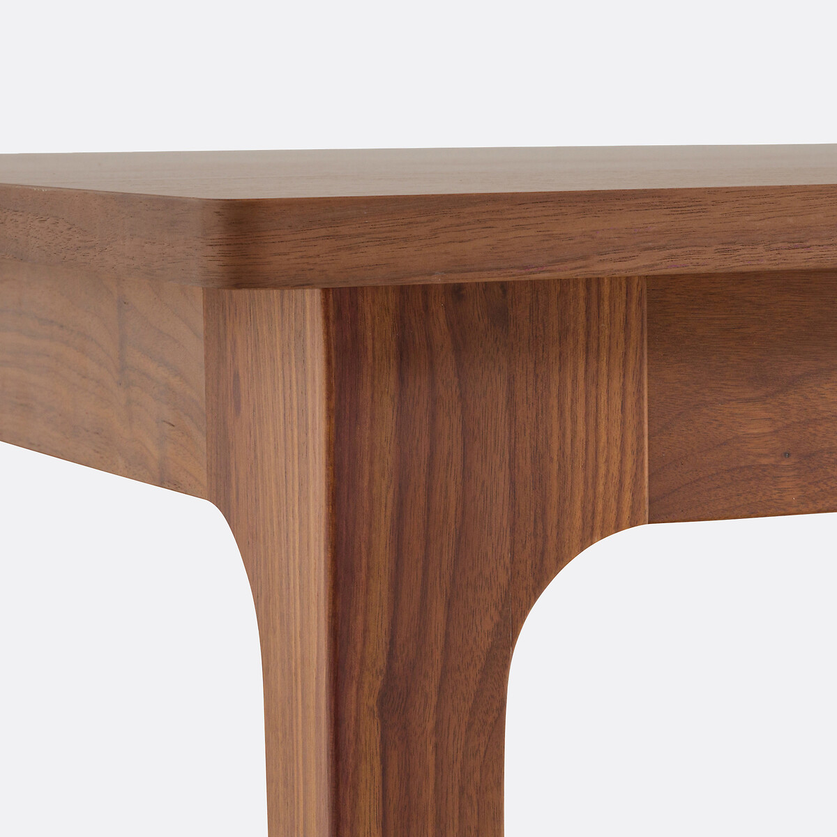 Table à manger, extensible, plaqué noyer, 6 à 10 couverts, VINTELE coloris noyer, LA REDOUTE INTERIEURS