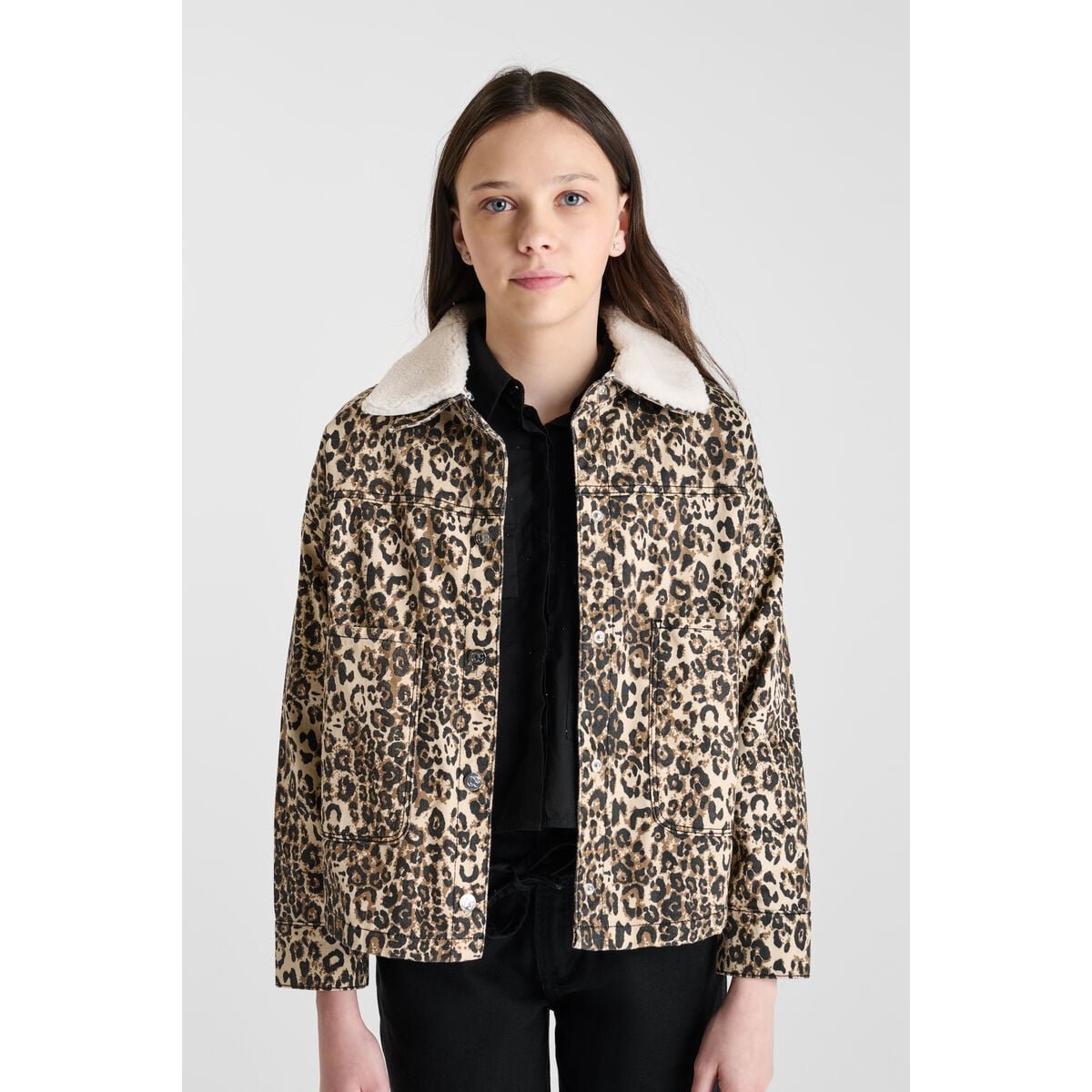 Veste HILDEGI leopard, LE TEMPS DES CERISES