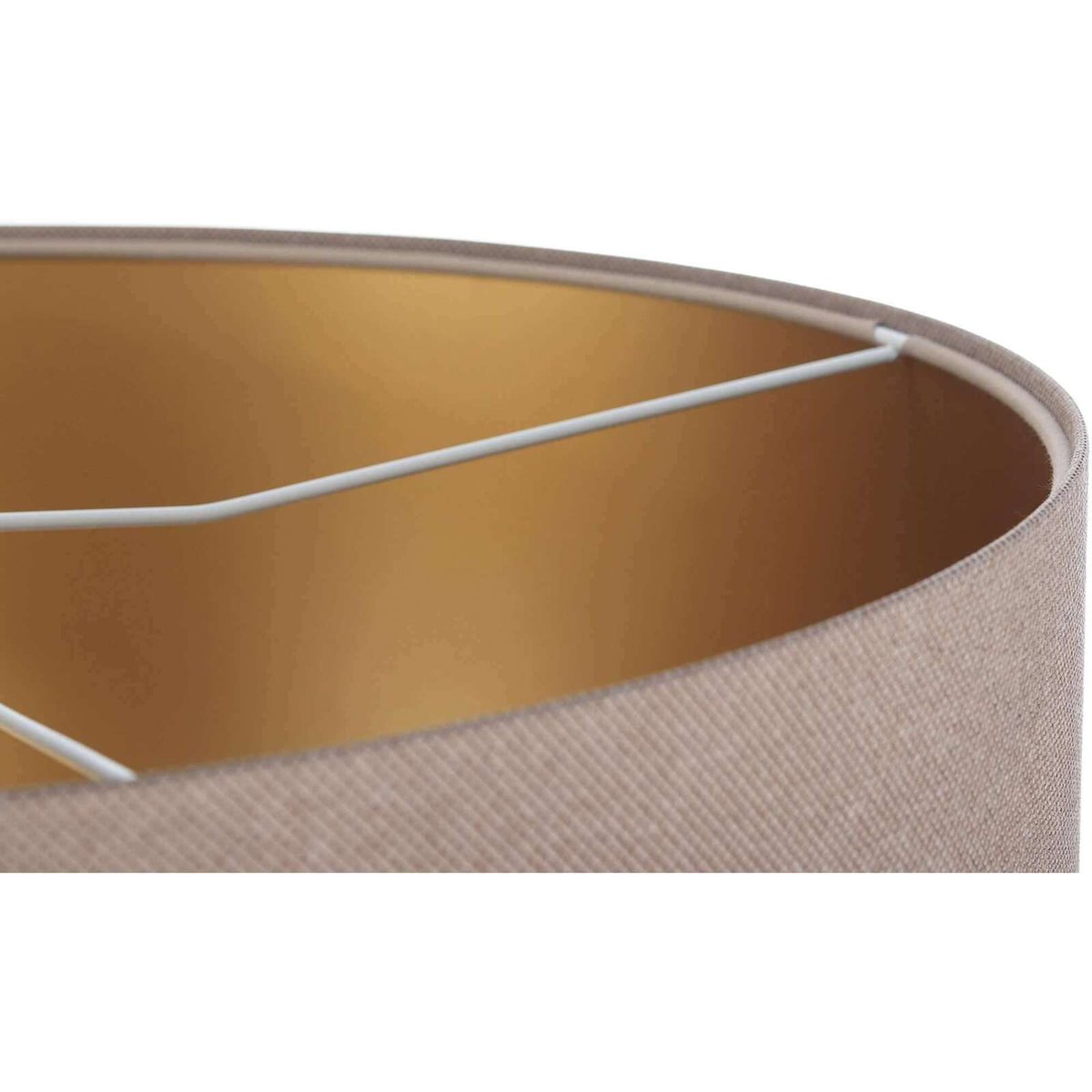 Suspension en tissu, GLAM beige et doré satiné, BPS KONCEPT