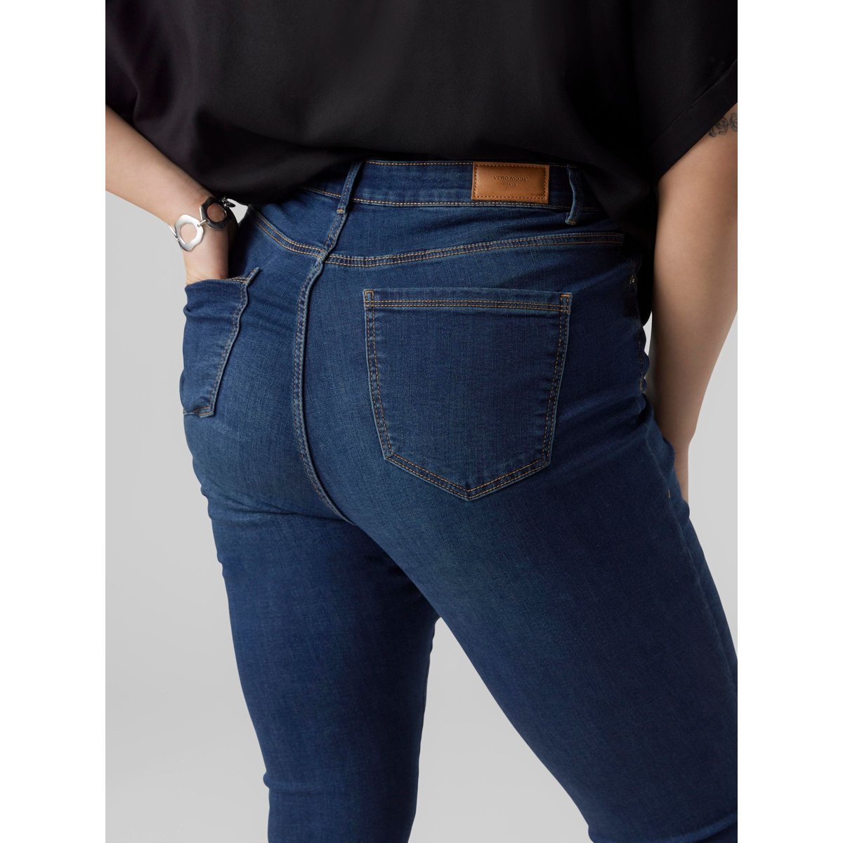 Jean Skinny dark blue denim, VERO MODA