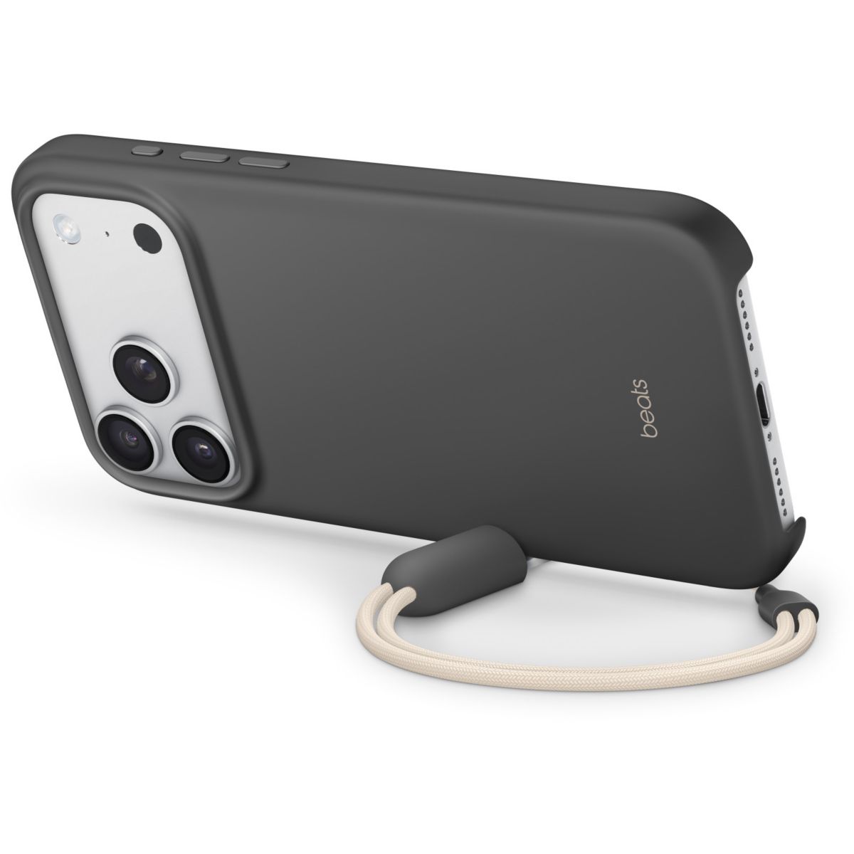 Coque iPhone 17 Pro Max Magsafe stand Gris couleur unique, BEATS BY DR,DRE