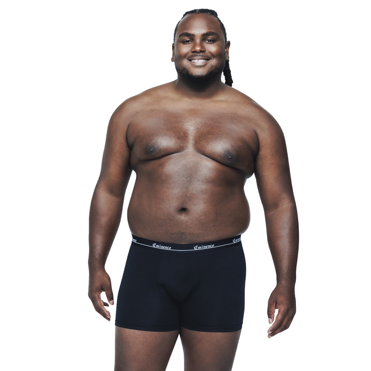Boxers, lot de 3, grandes tailles, SELECT noir-rouille, EMINENCE