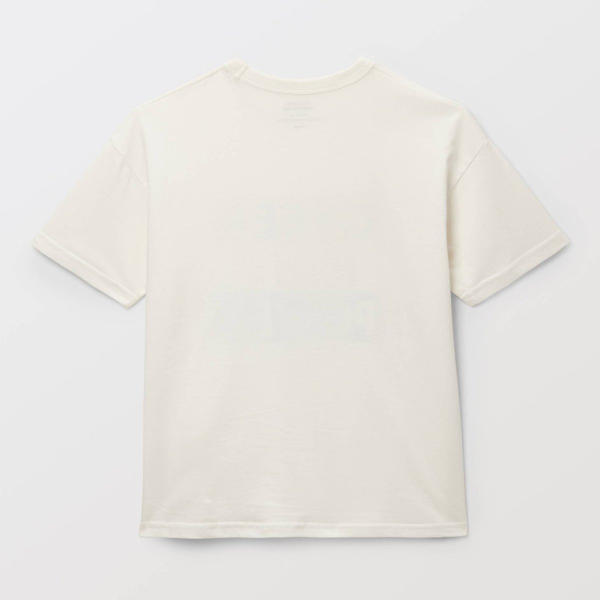 T-shirt manches courtes à imprimé GREEN MIND POWER en coton BIO GOTS naturel, MONOPRIX