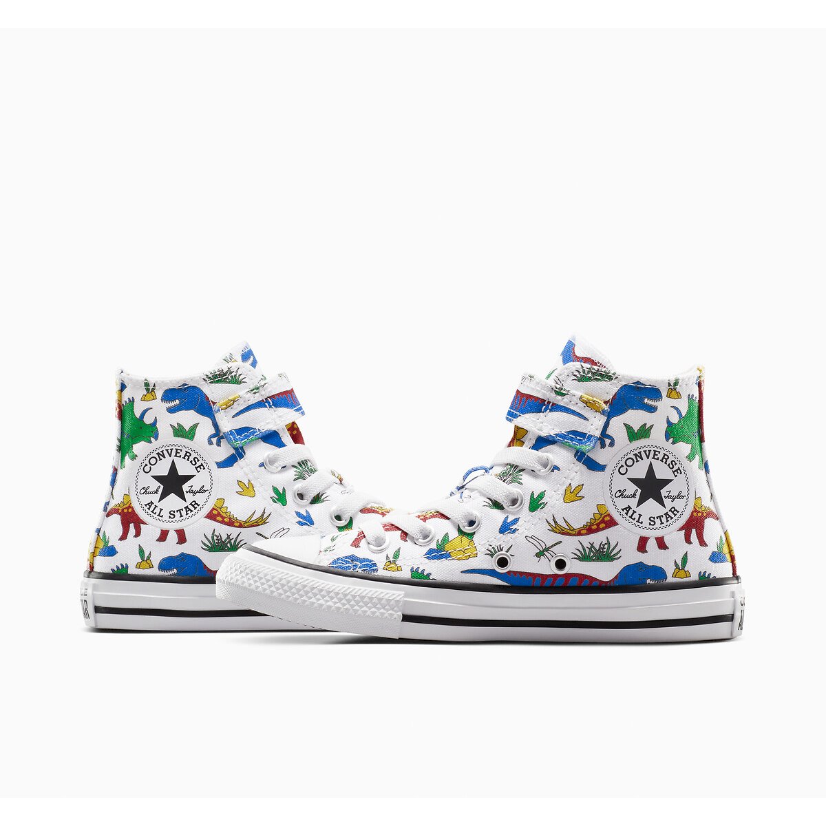 Kids Chuck Taylor All Star 1V Dinocons Trainers white/multi-coloured, CONVERSE
