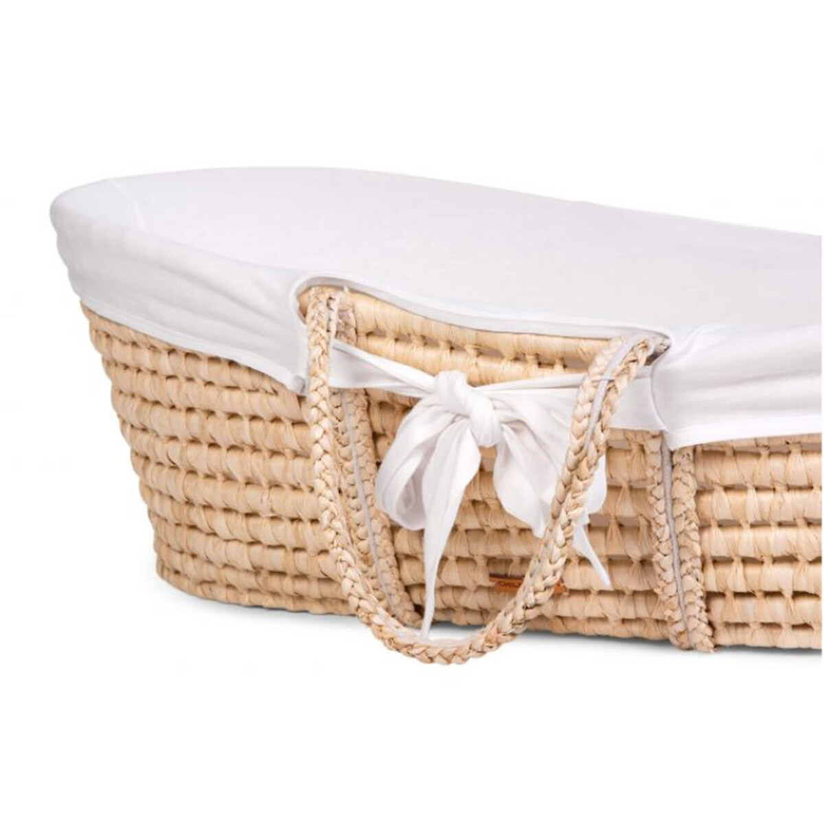 Panier moise soft natural avec matelas habillage ecru, CHILDHOME