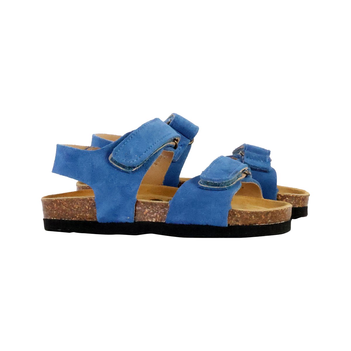 Mules Cuir Pol bleu, PLAKTON