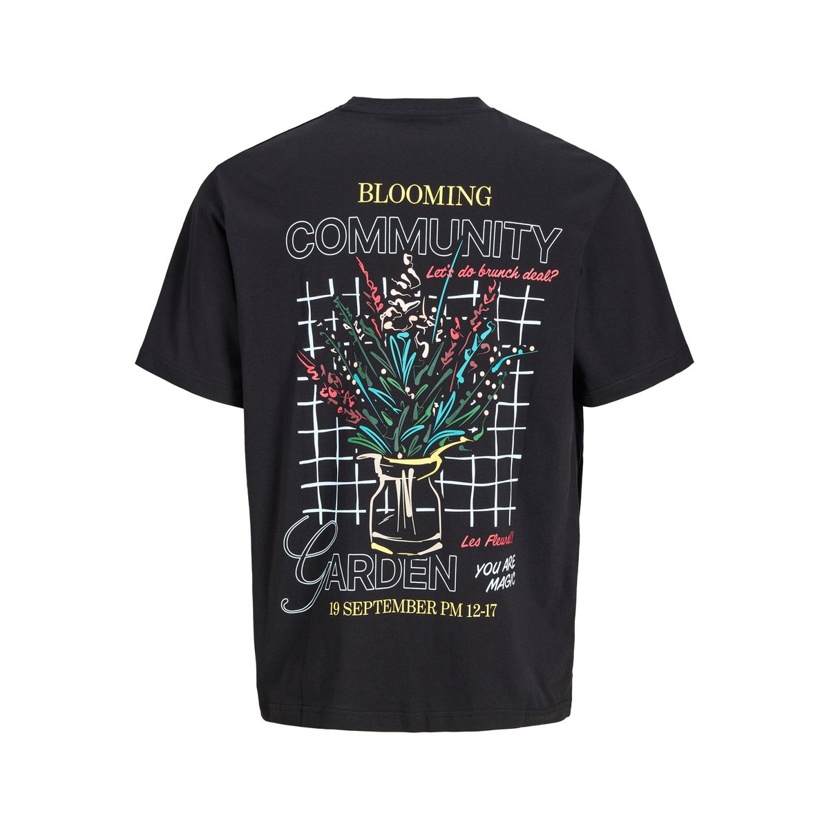 T-Shirt black 1, JACK & JONES
