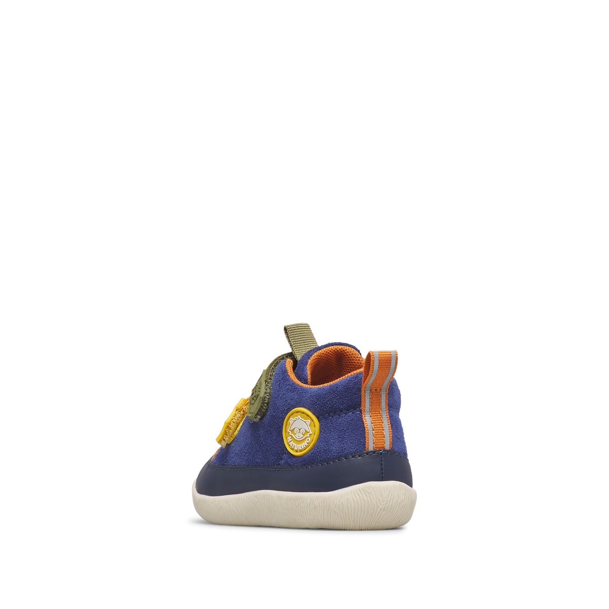 Sneakers à la cheville en simili cuir et synthétique YOMPY HIGH VL. marine-vert, NATURINO