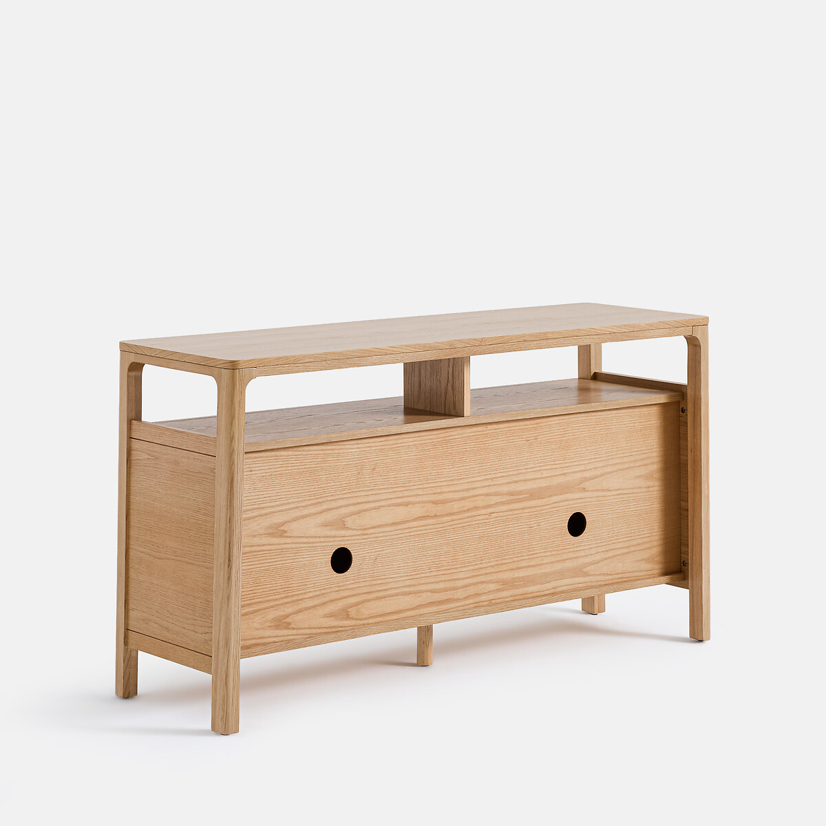 Móvel de lavatório duplo, largura 146 cm, TRESS folheado carvalho, LA REDOUTE INTERIEURS