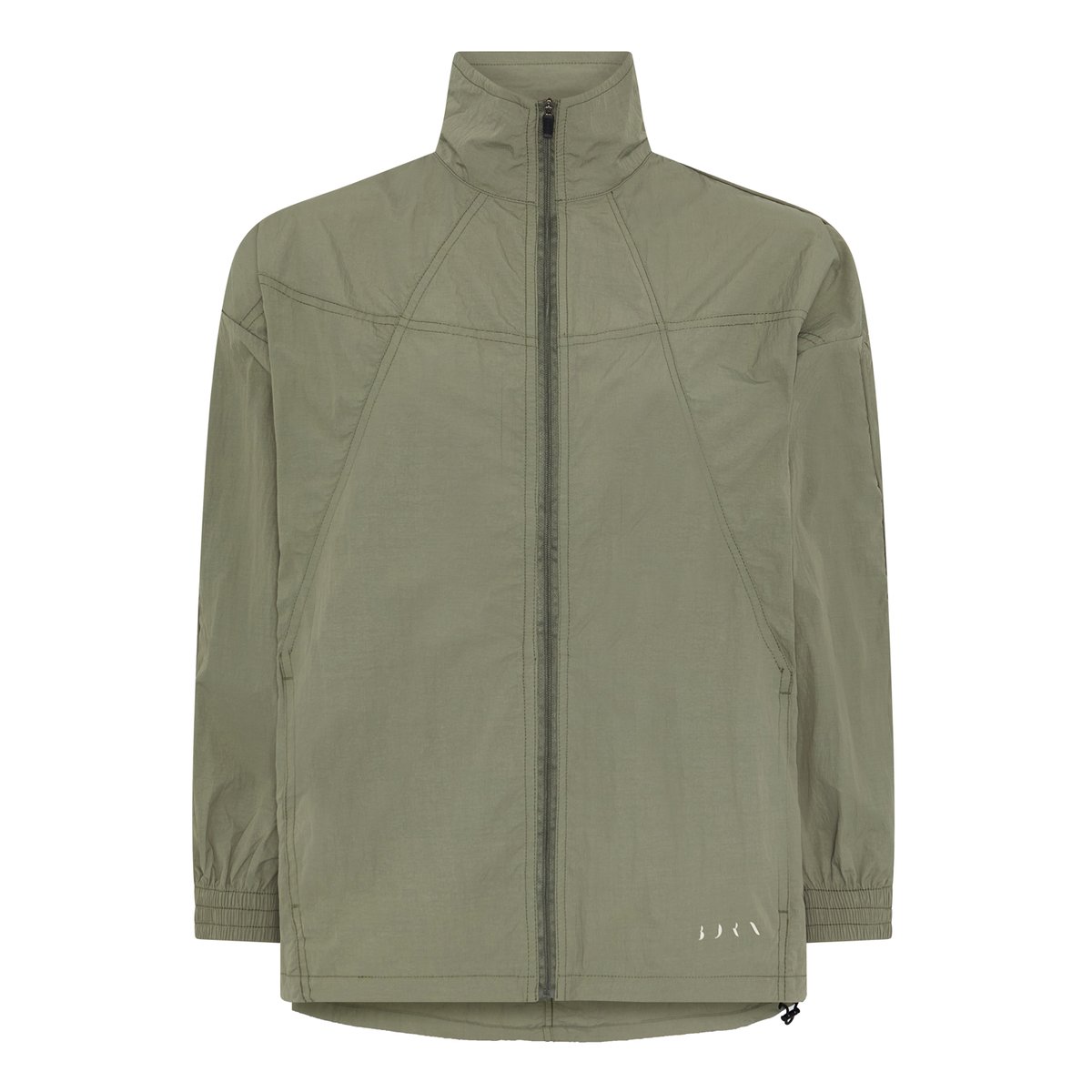 Veste de sport zippée Performance Athleisure AMARA vert grisâtre, BORN