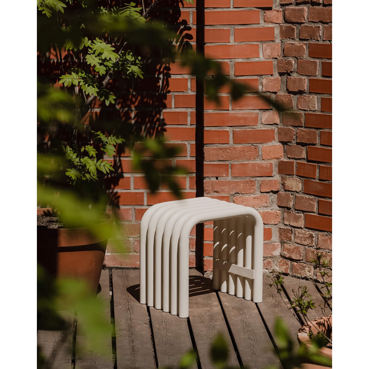 Tabouret Nokk zinc, NOO.MA