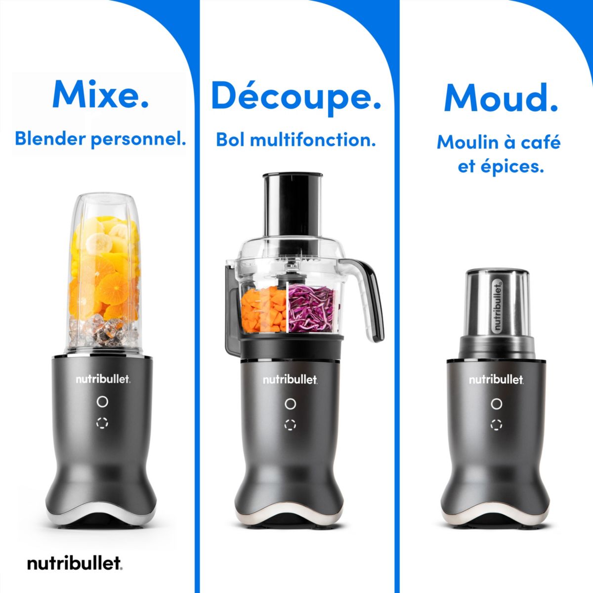 Blender Ultra Plus NB1224DG couleur unique, NUTRIBULLET