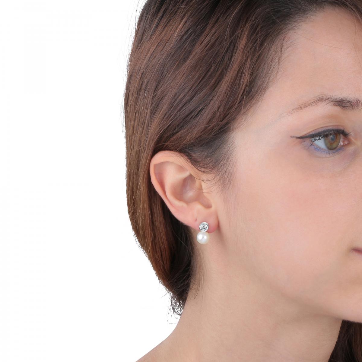 Boucles D'oreilles En Argent 925 Essenziale blanc, MORELLATO