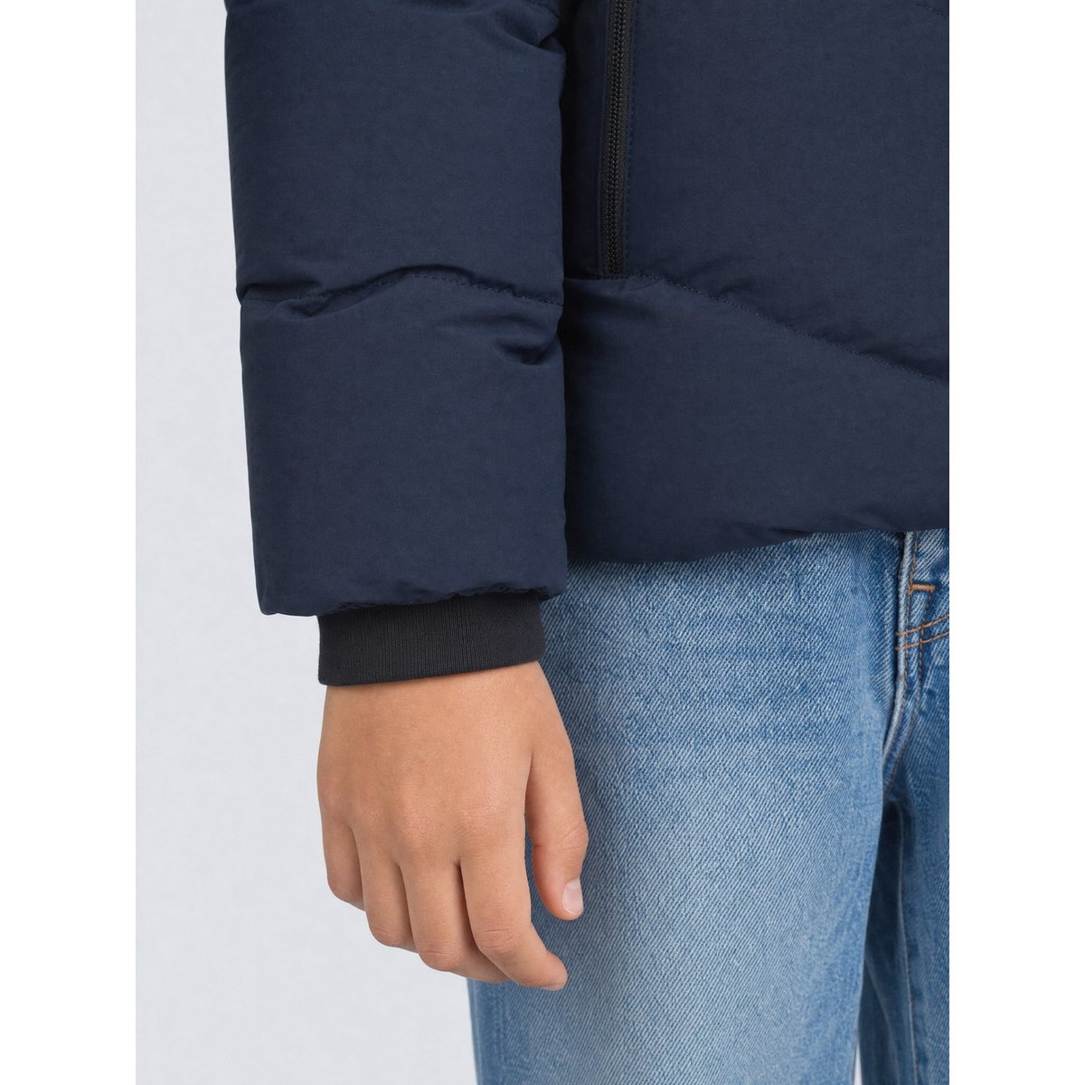 Veste matelassée à chevrons forgeport bleu royal navy, PETROL INDUSTRIES