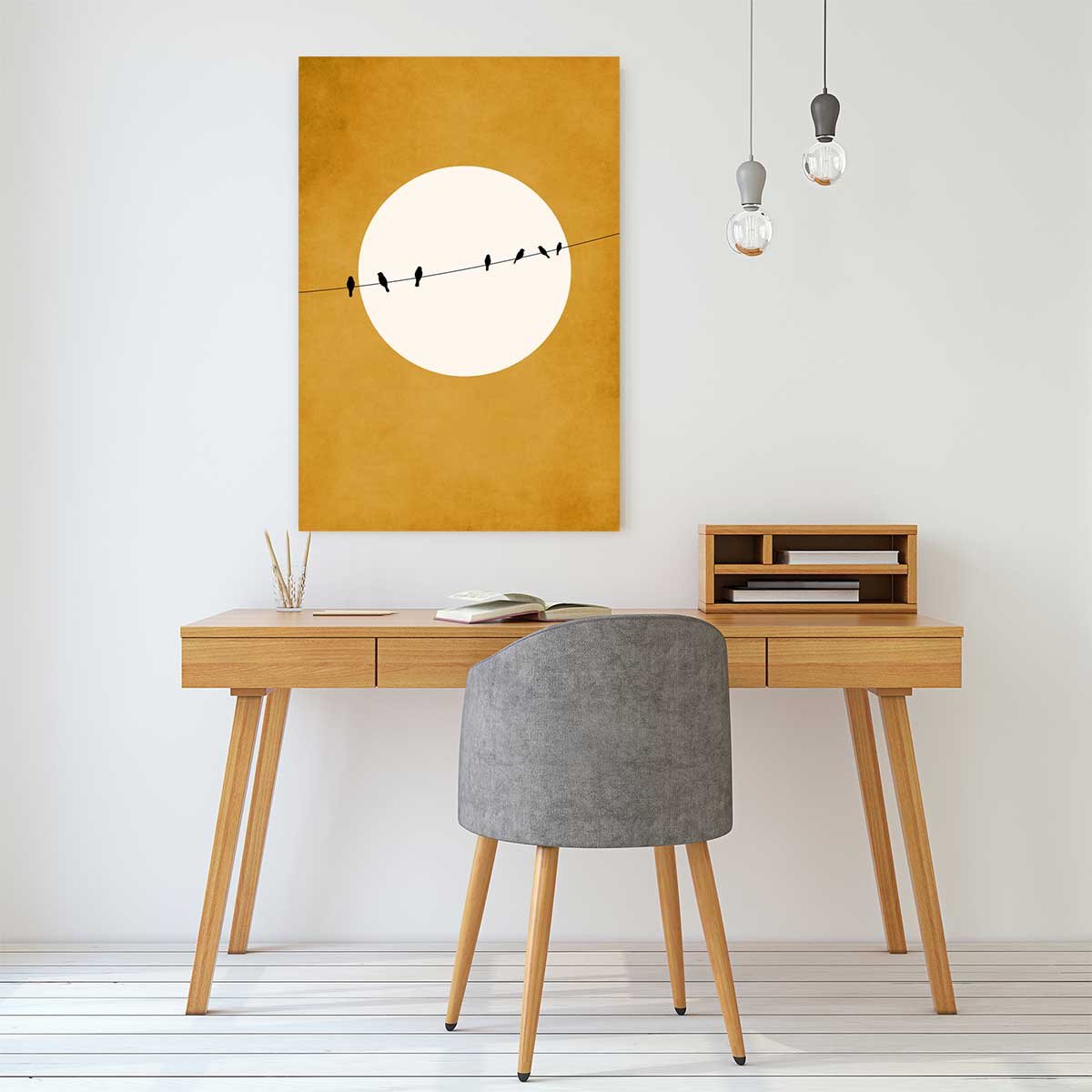 Tableau dessin Gazouillis tableau alu dibond, HEXOA
