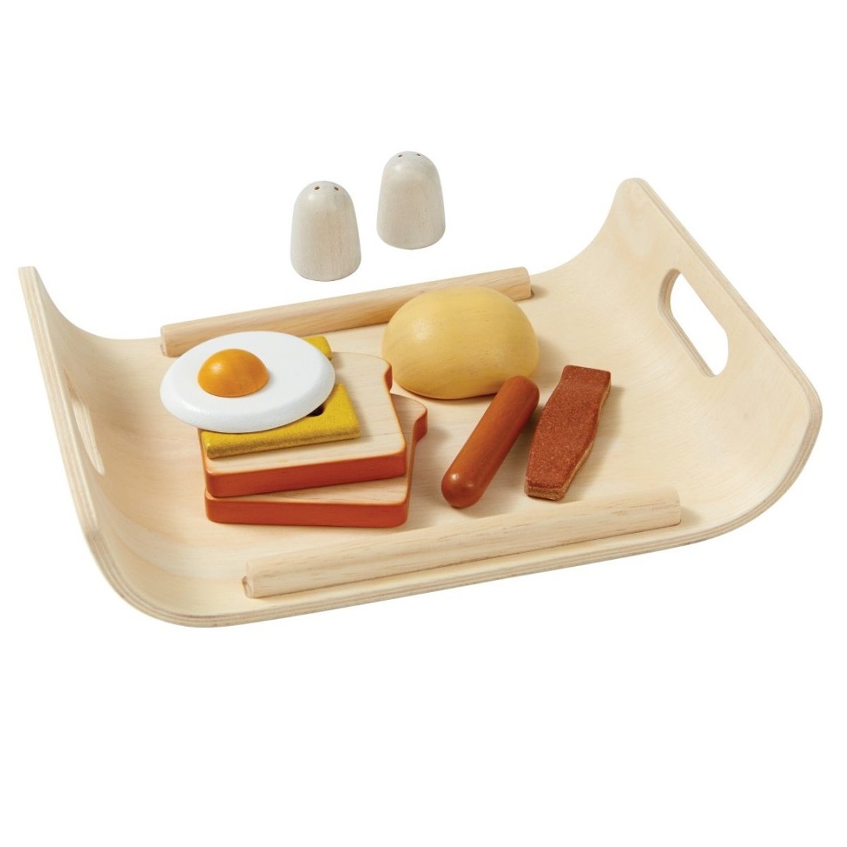 Plateau Petit dejeuner beige, PLAN TOYS