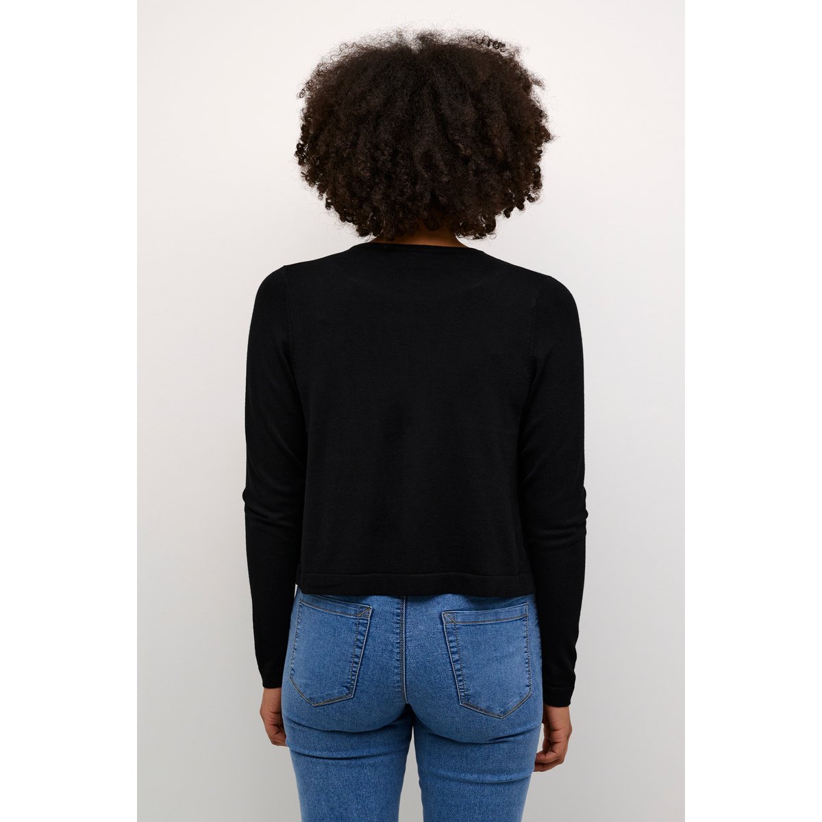 Cardigan à tricot noir black deep, KAFFE