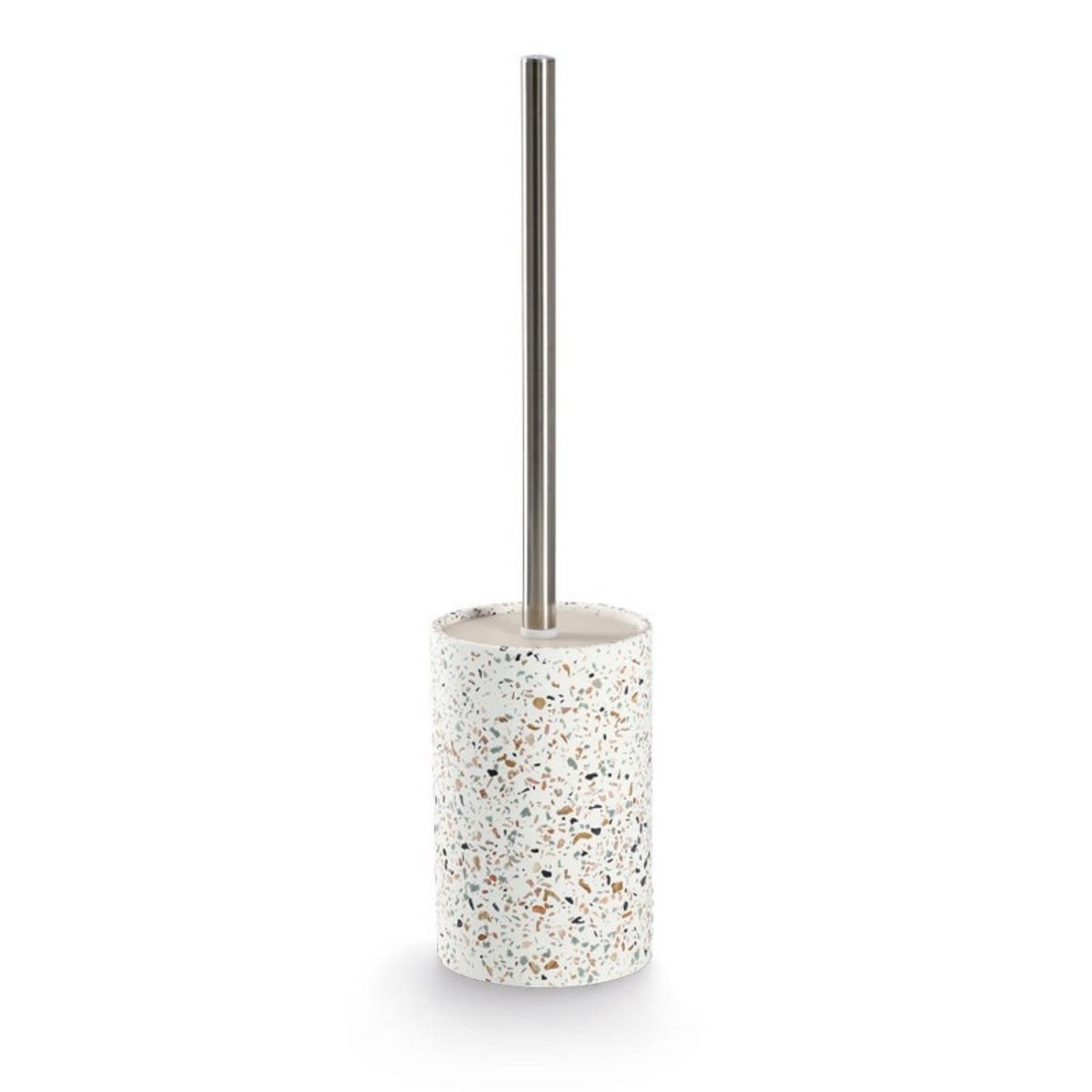 Brosse-wc béton terrazzo multicolore, ZELLER PRESENT