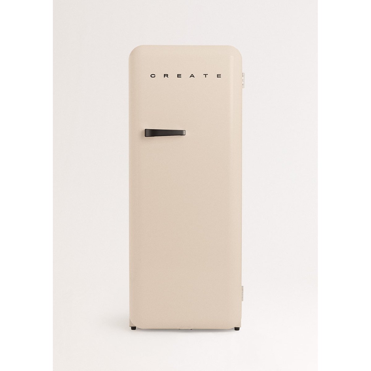 Réfrigérateur rétro FRIDGE RETRO 281L sable/noir, CREATE