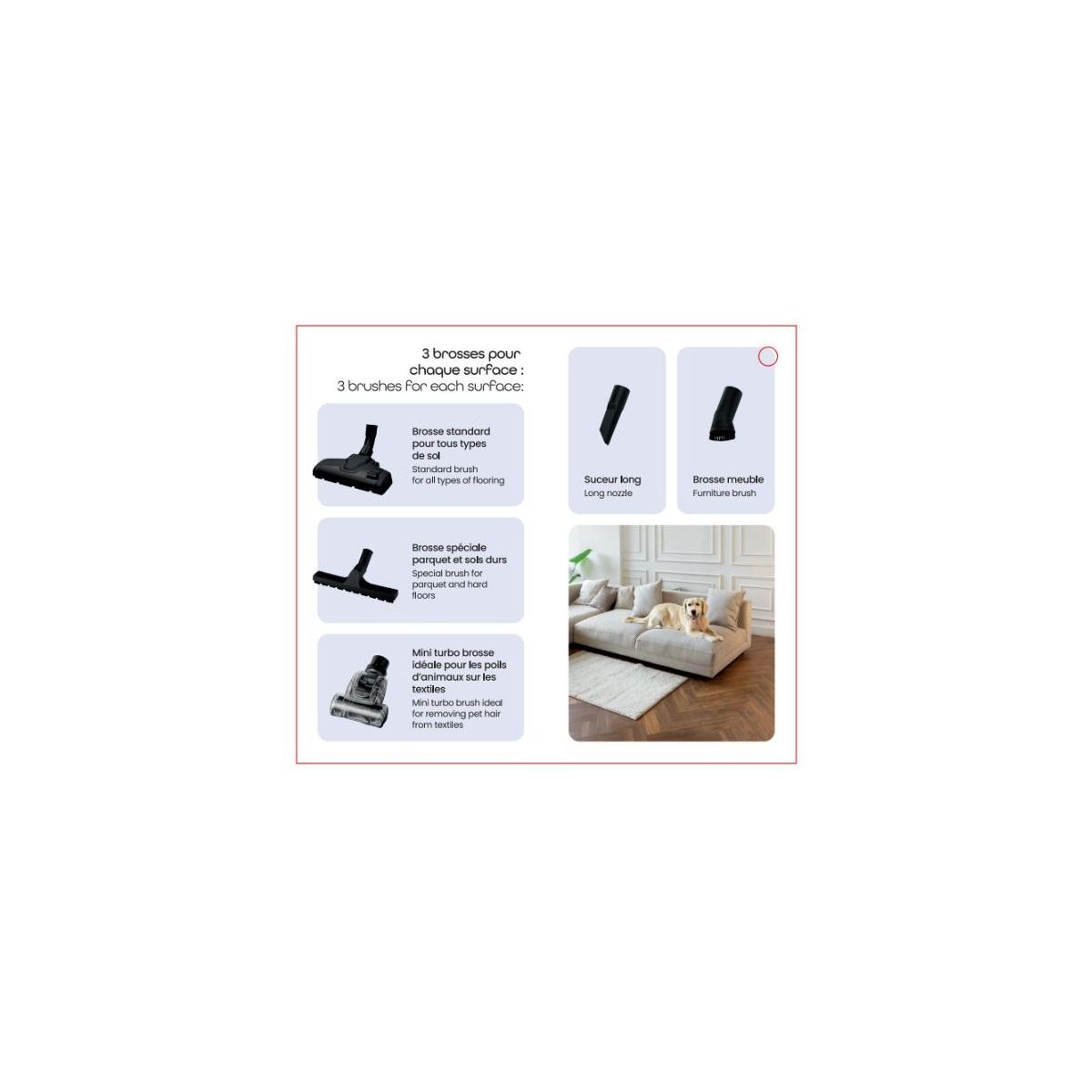 Aspirateur avec sac EAT Complete clean couleur unique, ESSENTIEL B