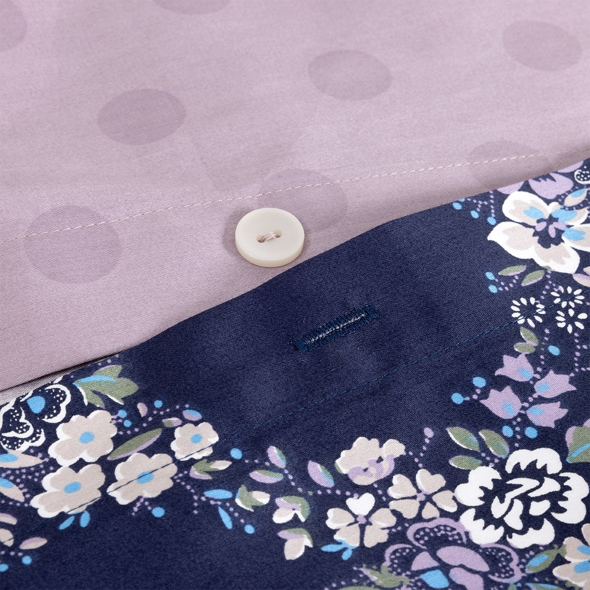 Housse de couette en satin, K DOTS multicolore, KENZO HOME