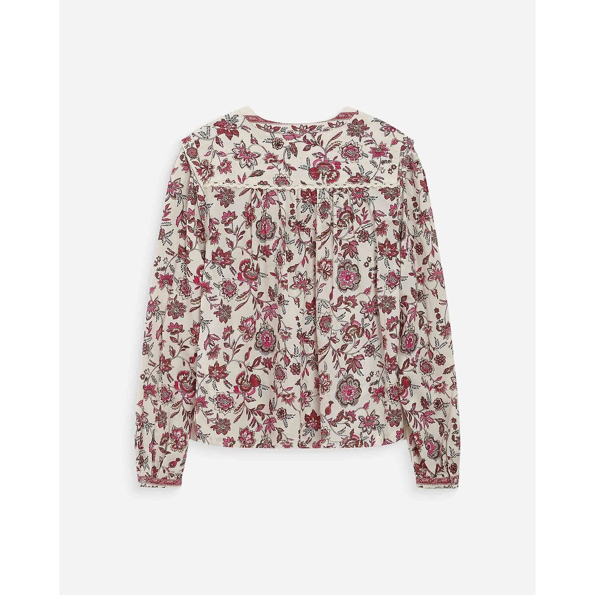 Blouse imprimée, manches longues, VALENCIA imprimé fleuri, GRACE & MILA
