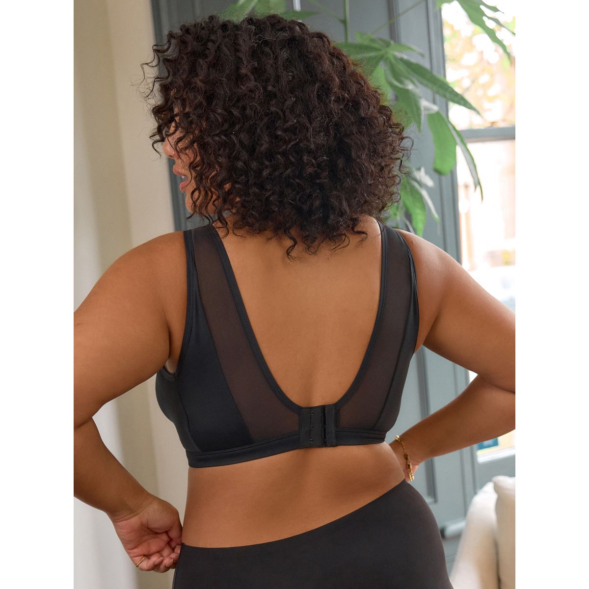 Soutien-gorge sans armatures, b-h noir, NEXT