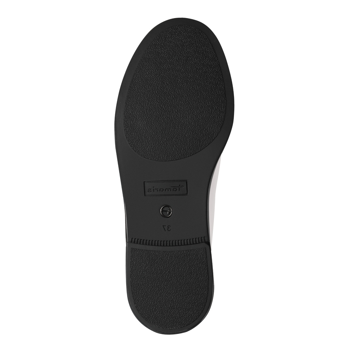 Slipper en cuir blanc cassé, TAMARIS