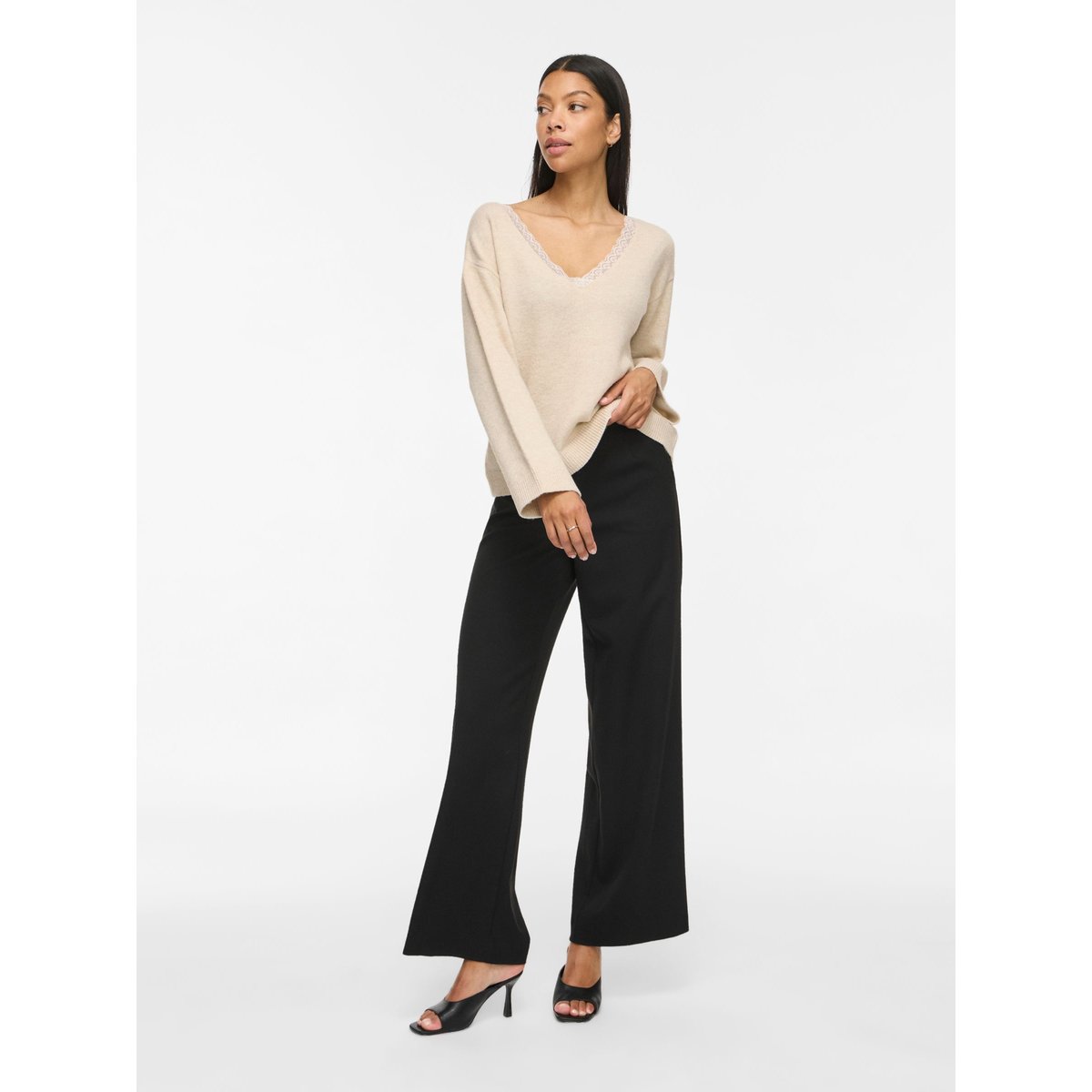 Pull En Maille gris - birch1, VILA