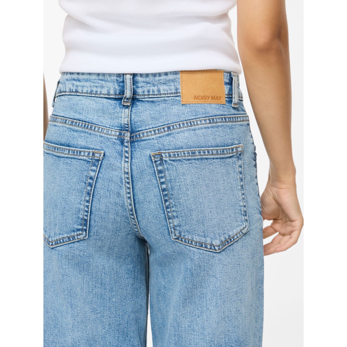 Jean À Coupe Ample bleu - light blue denim1, NOISY MAY