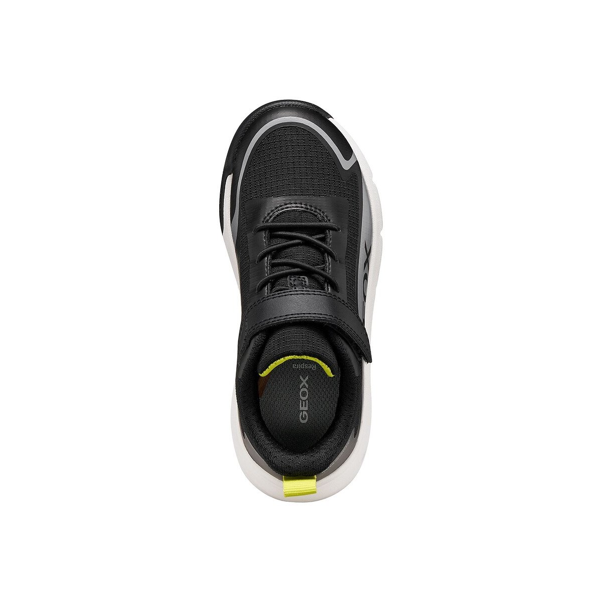 Kids Pro-Ran Breathable Trainers black/grey, GEOX