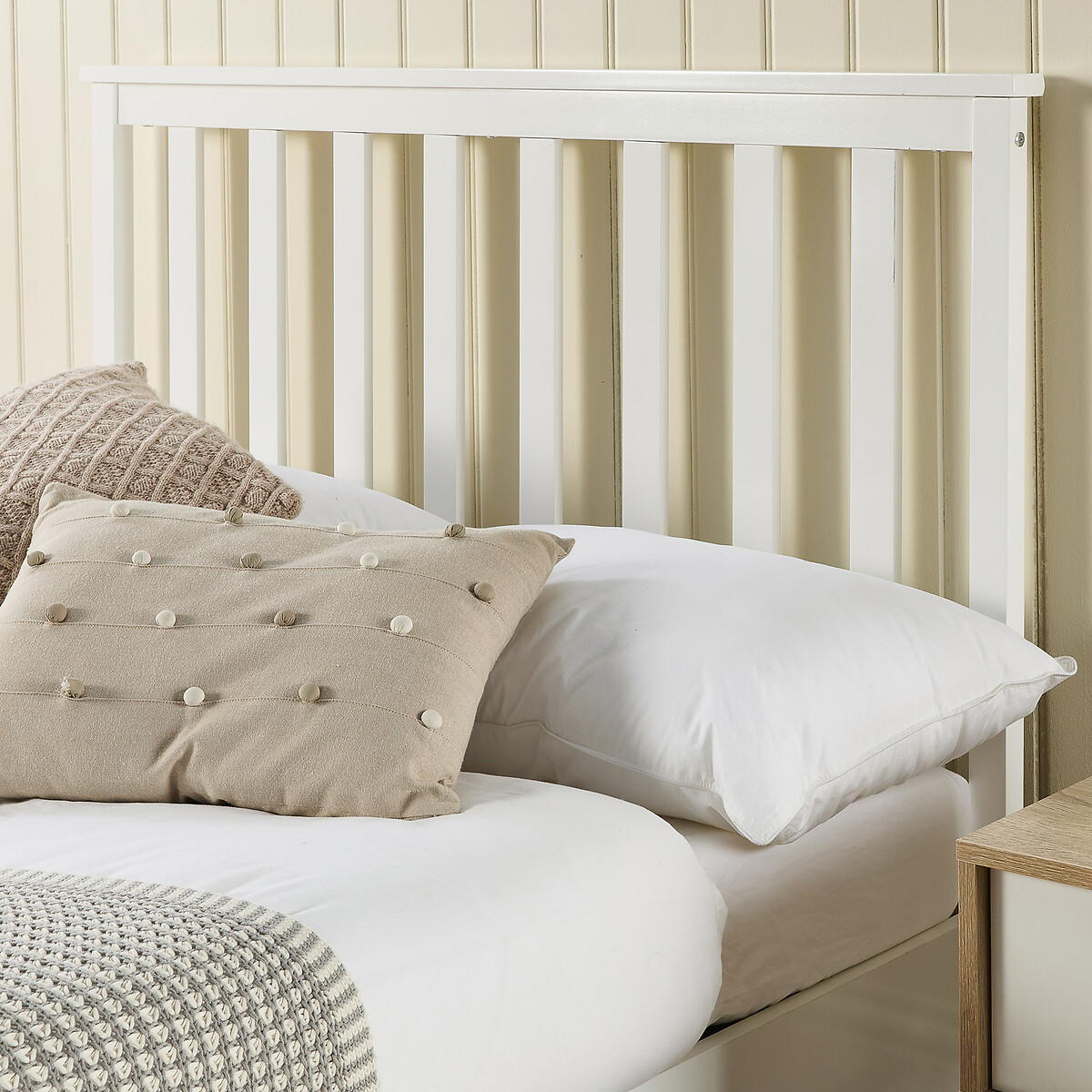 Wooden Shaker Storage Ottoman Bed white, ASPIRE