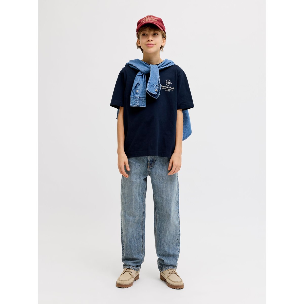 Jean Coupe Décontractée blue denim, JACK & JONES JUNIOR