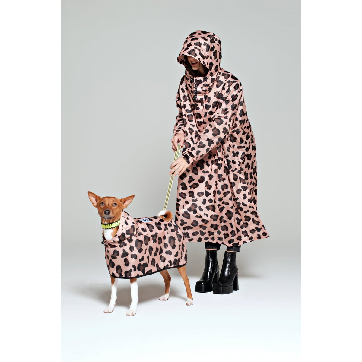 Poncho de pluie imperméable PINK PANTHER rose léopard, RAINKISS
