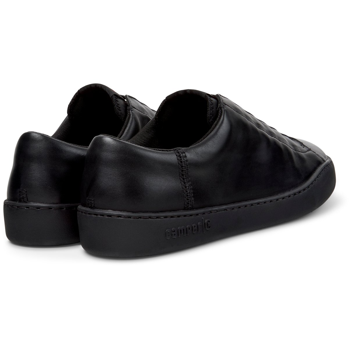 Baskets Peu Touring Smooth Leather noir, CAMPER