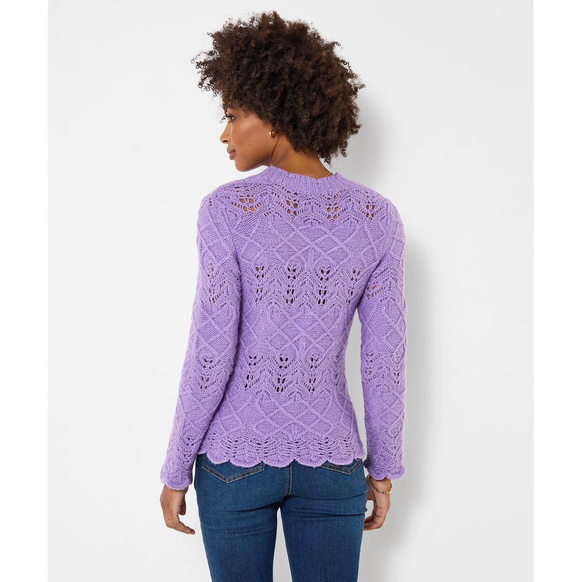 Pull en Maille Fantaisie Freida violet, JOE BROWNS