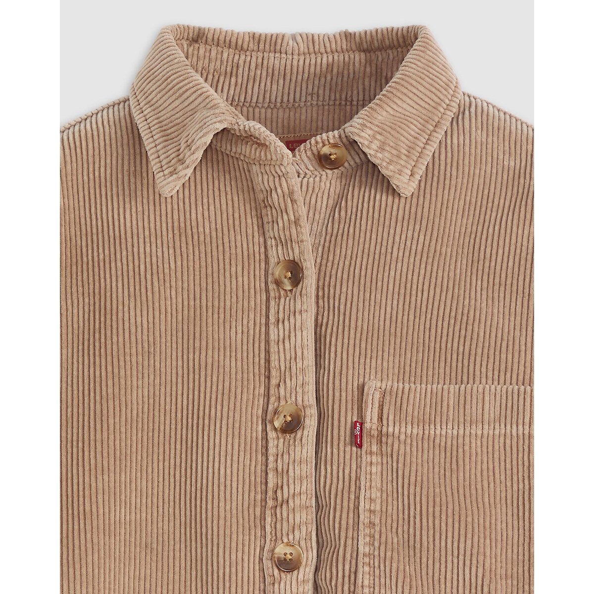 Veste courte col chemise beige, LEVI'S