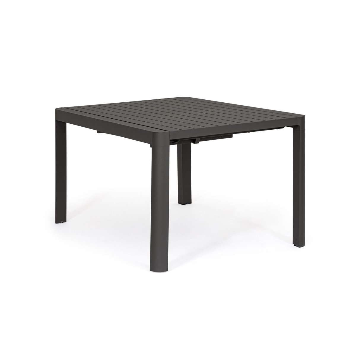 Table de jardin carrée extensible en métal L97/149 6/8 personnes - AVIGNON anthracite, HELLIN, DEPUIS 1862