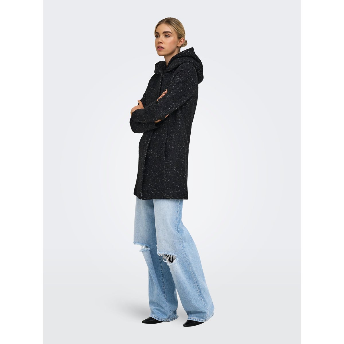 Manteau En Laine black 2, ONLY