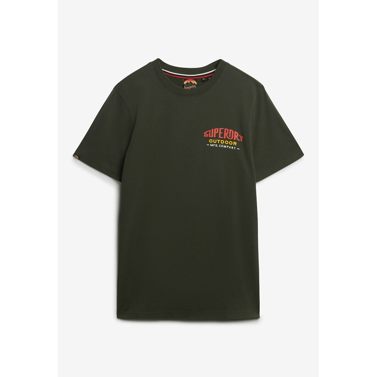 T-shirt Mountain Relaxed vert olive, SUPERDRY