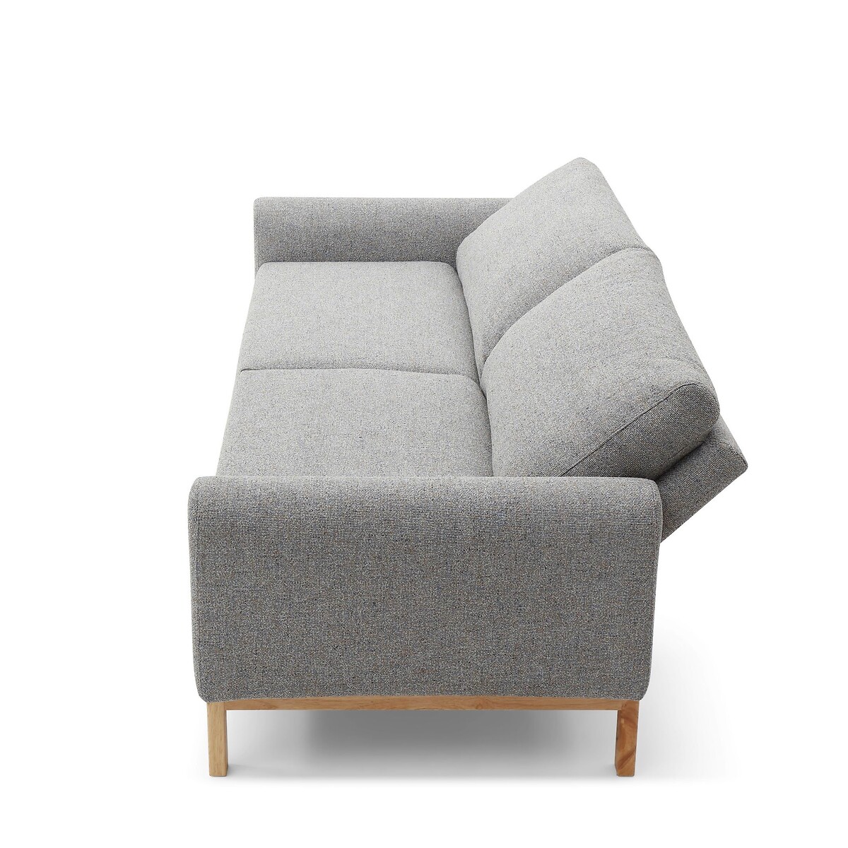 Quincy Textured Weave Click-Clack Sofa Bed grey, SO'HOME
