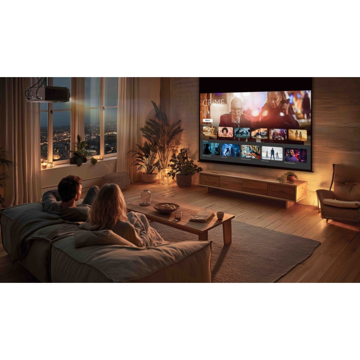 Vidéoprojecteur home cinéma PK52 noir, OPTOMA