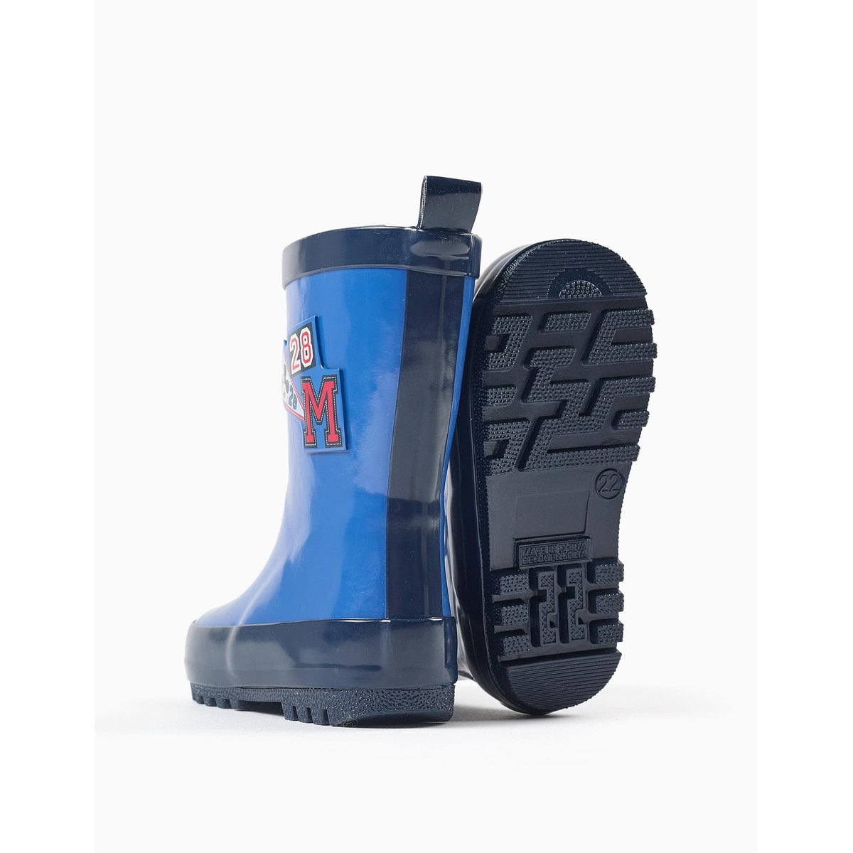 Bottes de pluie en caoutchouc avec imprimés Mickey bleu, ZIPPY