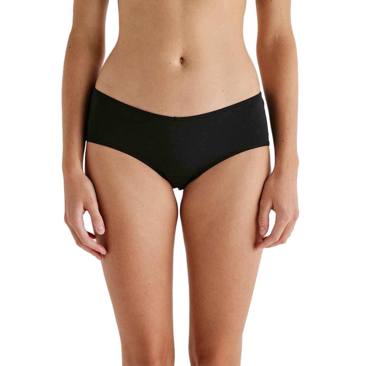 Lot de 3 culottes de grossesse coton/dentelle vert émeraude, VERTBAUDET