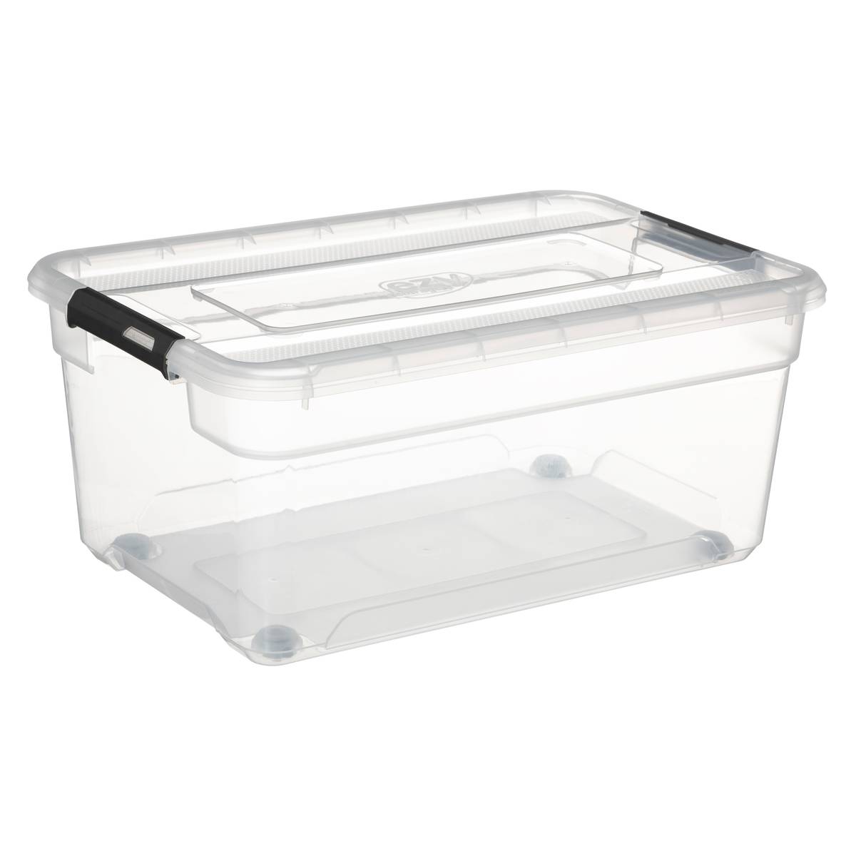 Boîte de rangement transparent 40L SOLUTIONS+ transparent, 5FIVE SIMPLY SMART