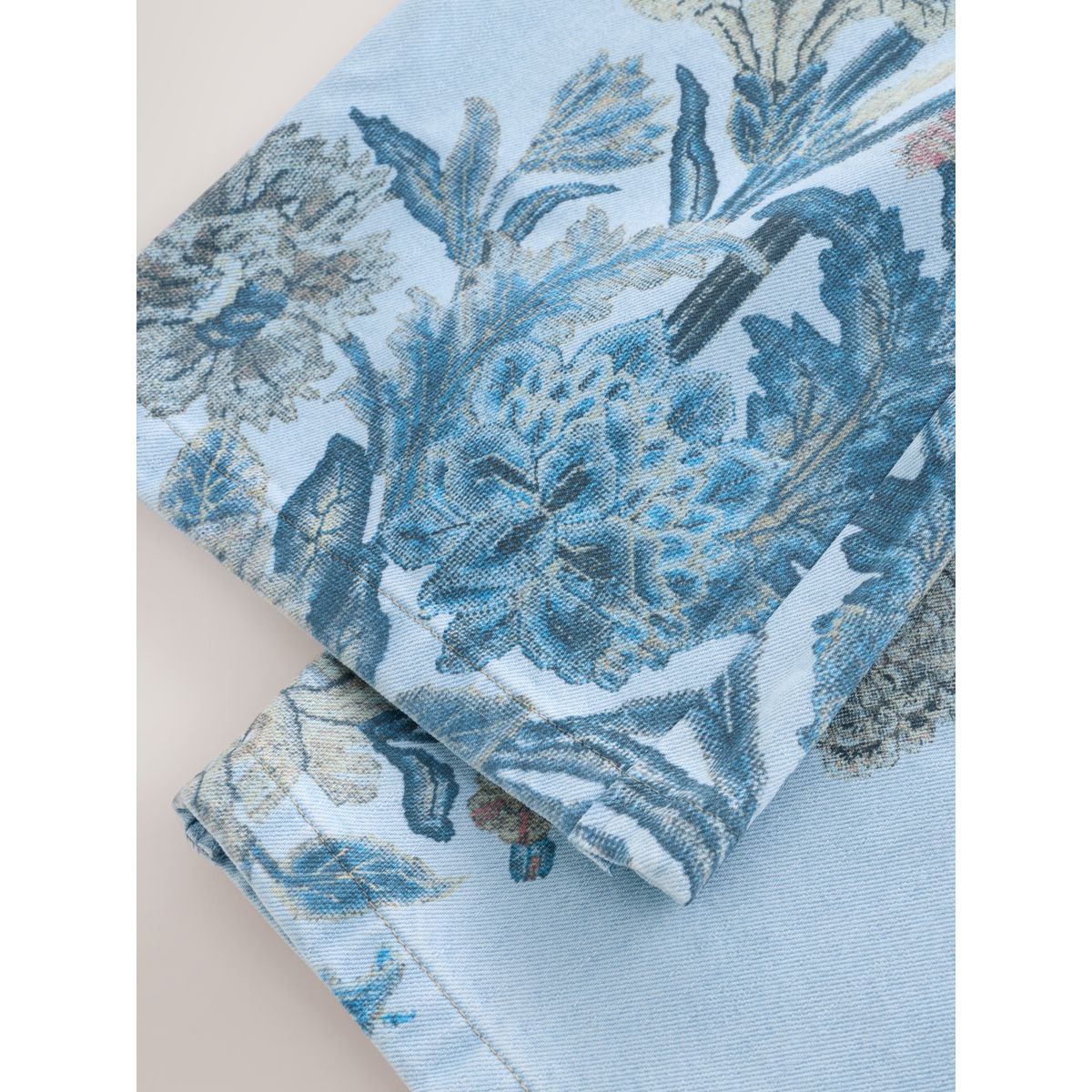 Jean brodé surpiqué national trust x next jean bleu moyen, NEXT